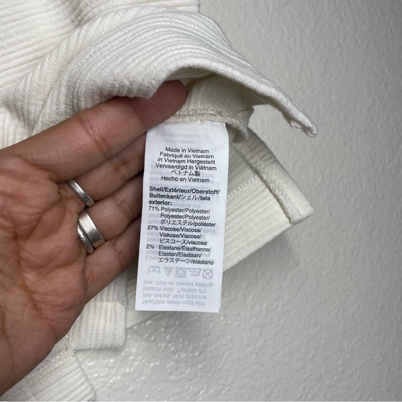 J. Crew Textured Button Front Square Neck Tank AN188 - Picture 5 of 8